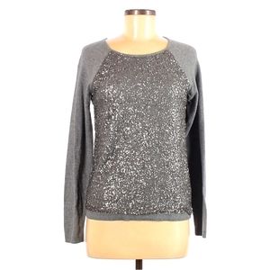 Elle Sequin Mesh Sweater